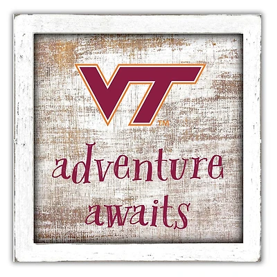 Virginia Tech Hokies 14'' x 13'' Adventure Awaits Money Box
