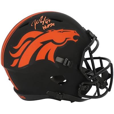 John Lynch Denver Broncos Autographed Riddell Eclipse Alternate Speed Replica Helmet with "HOF 21" Inscription