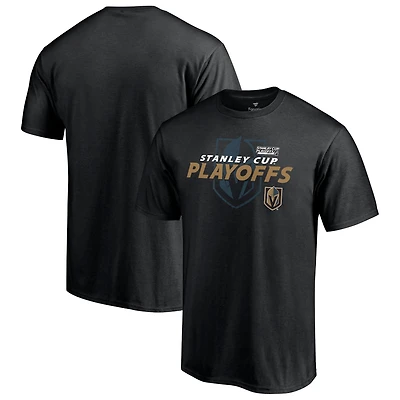 Men's Fanatics Black Vegas Golden Knights 2021 Stanley Cup Playoffs Bound Turnover T-Shirt