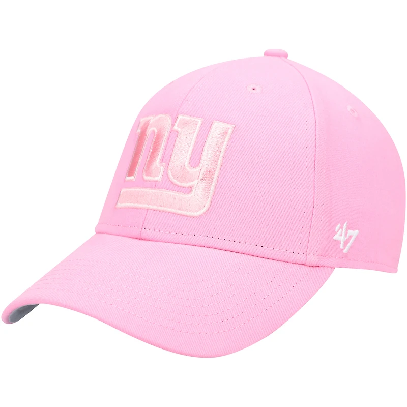 Girls Youth '47 Pink New York Giants Rose MVP Adjustable Hat