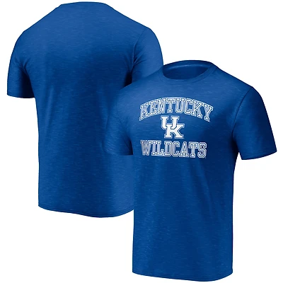 Men's Fanatics Royal Kentucky Wildcats Heart and Soul Space-Dye T-Shirt