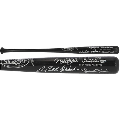 Andy Pettitte Derek Jeter Jorge Posada and Mariano Rivera New York Yankees Multi-Signed Louisville Slugger Core Four Game Model Bat