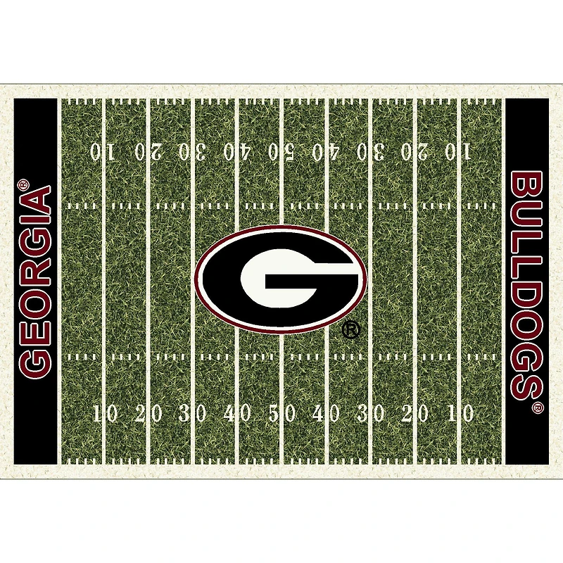 Imperial Georgia Bulldogs 5'4'' x 7'8'' Home Field Rug