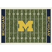 Imperial Michigan Wolverines 5'4'' x 7'8'' Home Field Rug