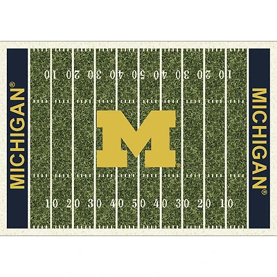Imperial Michigan Wolverines 5'4'' x 7'8'' Home Field Rug
