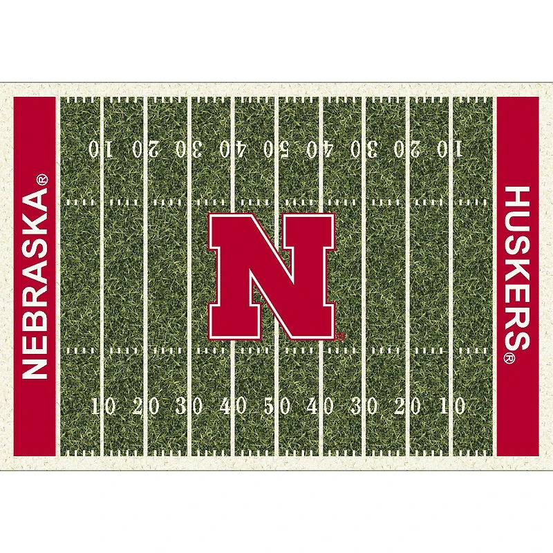 Imperial Nebraska Huskers 5'4'' x 7'8'' Home Field Rug