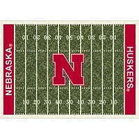 Imperial Nebraska Huskers 5'4'' x 7'8'' Home Field Rug