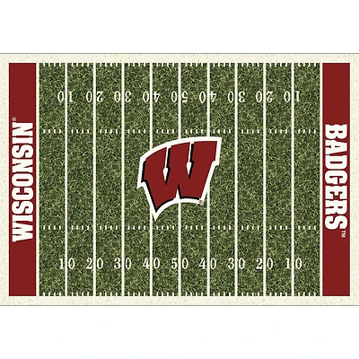Imperial Wisconsin Badgers 5'4'' x 7'8'' Home Field Rug