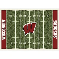 Imperial Wisconsin Badgers 5'4'' x 7'8'' Home Field Rug