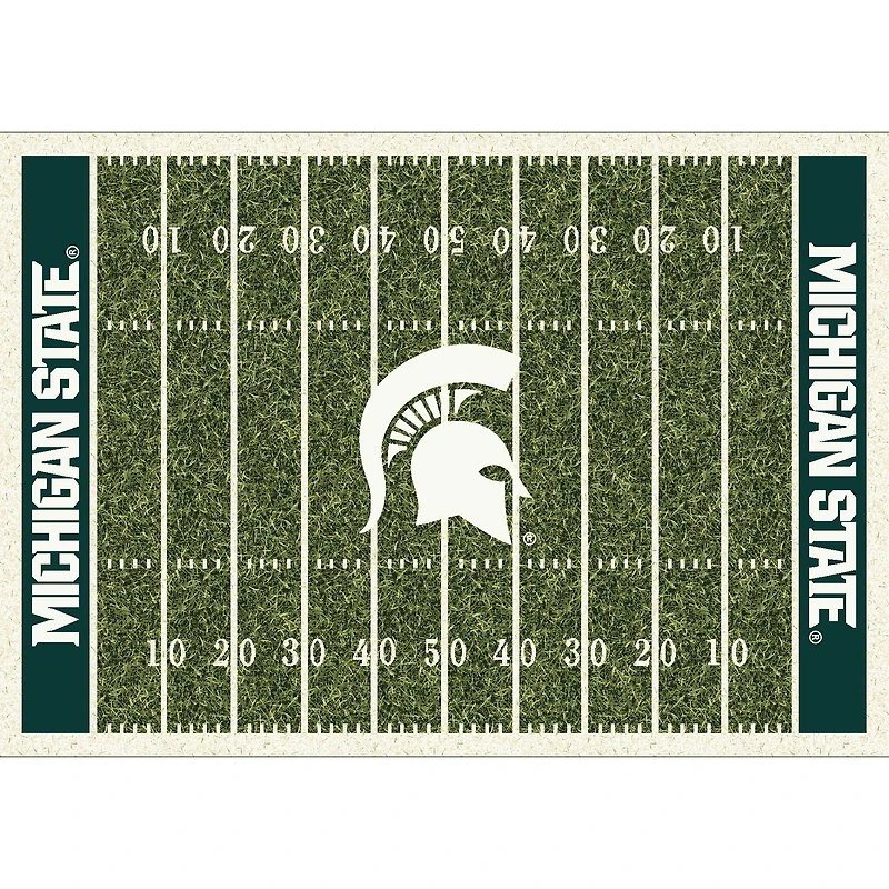Imperial Michigan State Spartans 5'4'' x 7'8'' Home Field Rug