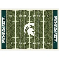 Imperial Michigan State Spartans 5'4'' x 7'8'' Home Field Rug