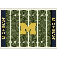 Imperial Michigan Wolverines 7'8'' x 10'9'' Home Field Rug