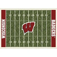 Imperial Wisconsin Badgers 7'8'' x 10'9'' Home Field Rug