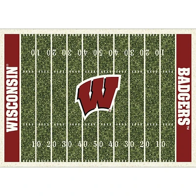 Imperial Wisconsin Badgers 7'8'' x 10'9'' Home Field Rug