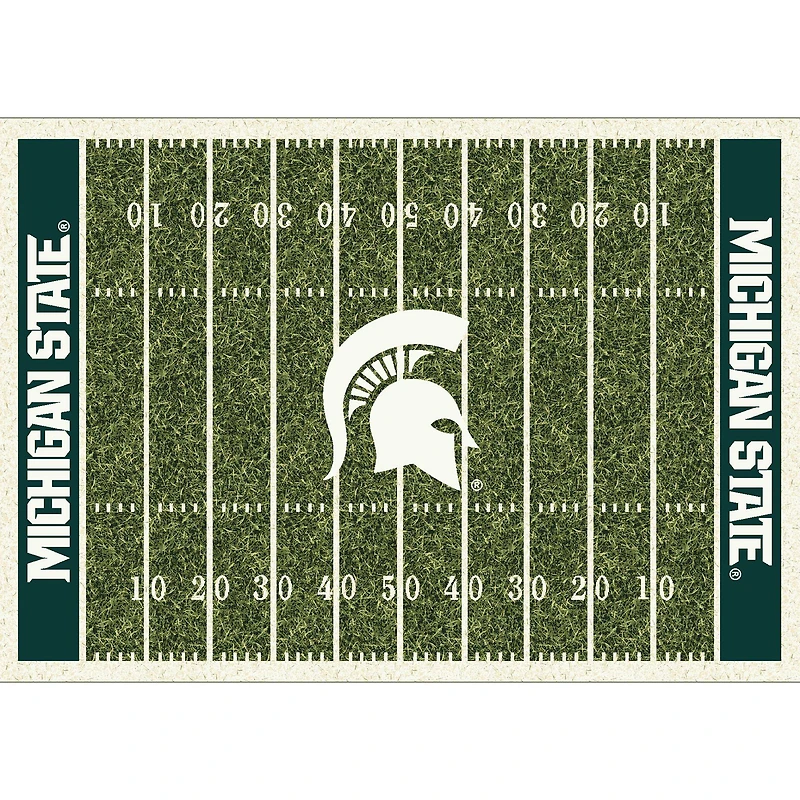 Imperial Michigan State Spartans 7'8'' x 10'9'' Home Field Rug