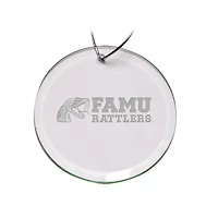 Florida A&M Rattlers 3'' Glass Round Ornament