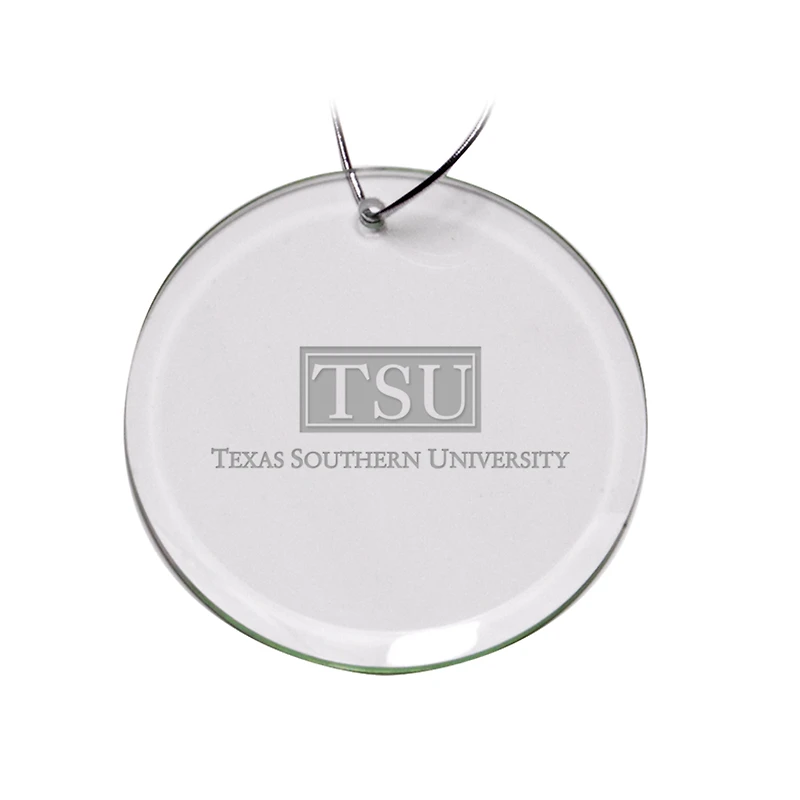 Texas Southern Tigers 3'' Glass Round Ornament
