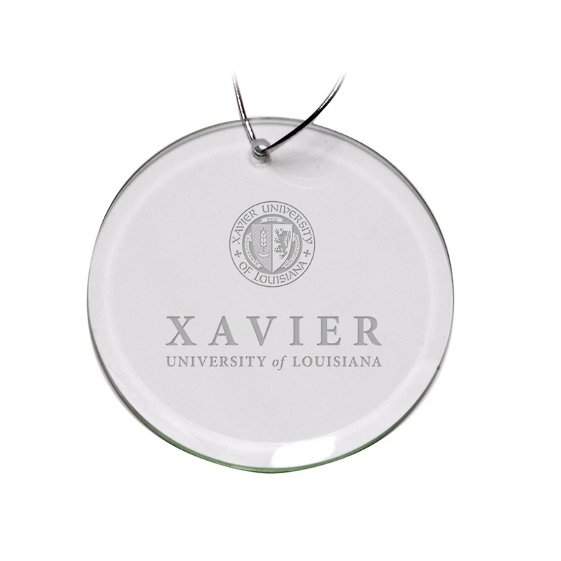 XULA Gold 3'' Glass Round Ornament