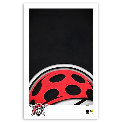 Pittsburgh Pirates 11'' x 17'' Minimalist Team Logo Art Poster