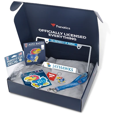 Kansas Jayhawks Fanatics Pack Automotive-Themed Gift Box - $55+ Value