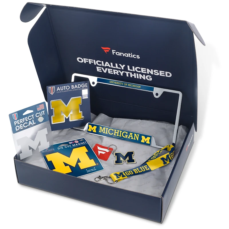 Michigan Wolverines Fanatics Pack Automotive-Themed Gift Box - $55+ Value