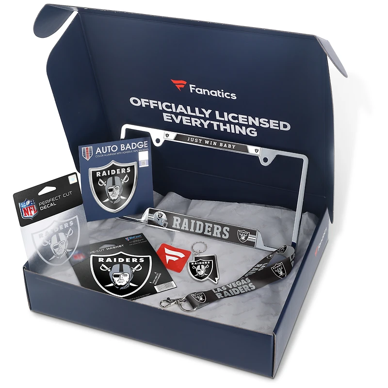 Las Vegas Raiders Fanatics Pack Automotive-Themed Gift Box - $55+ Value