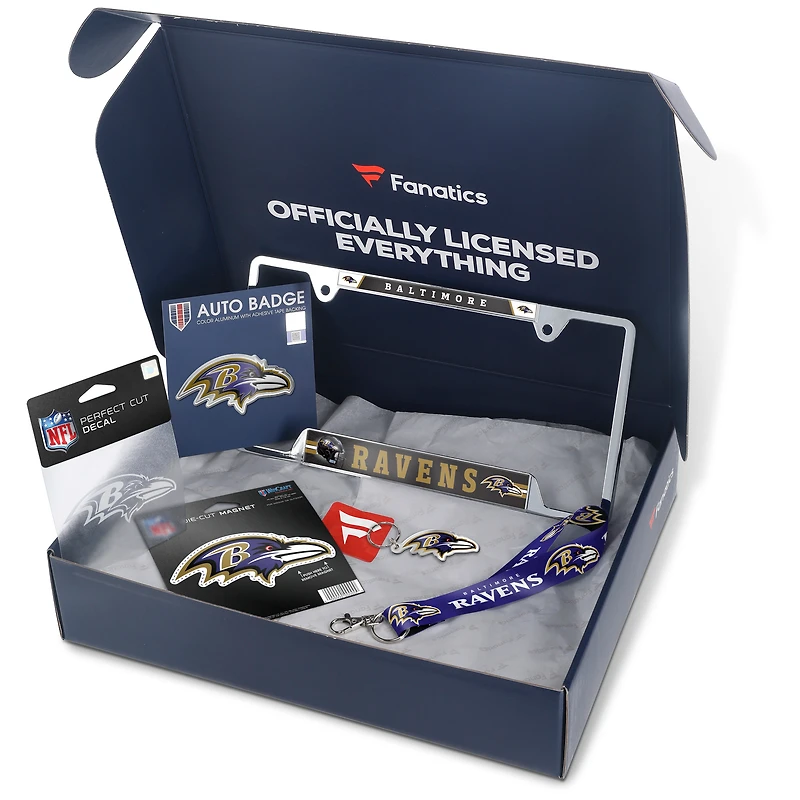 Baltimore Ravens Fanatics Pack Automotive-Themed Gift Box - $55+ Value