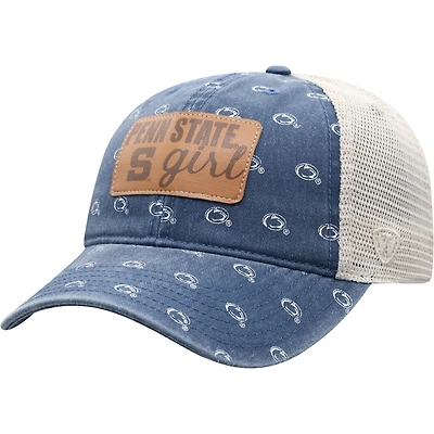 Women's Top of the World Navy Penn State Nittany Lions Treasure Trucker Snapback Hat
