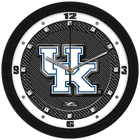 Kentucky Wildcats 11.5'' Suntime Premium Glass Face Carbon Fiber Wall Clock