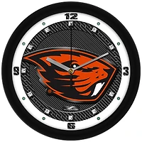 Oregon State Beavers 11.5'' Suntime Premium Glass Face Carbon Fiber Wall Clock