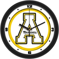Appalachian State Mountaineers 11.5'' Suntime Premium Glass Face Traditional Logo Wall Clock