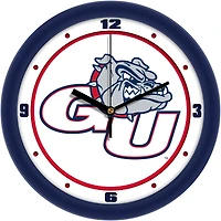 Gonzaga Bulldogs 11.5'' Suntime Premium Glass Face Traditional Logo Wall Clock