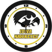 Iowa Hawkeyes 11.5'' Suntime Premium Glass Face Traditional Logo Wall Clock