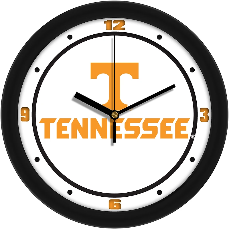 Tennessee Volunteers 11.5'' Suntime Premium Glass Face Traditional Logo Wall Clock