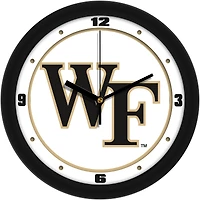 Wake Forest Demon Deacons 11.5'' Suntime Premium Glass Face Traditional Logo Wall Clock