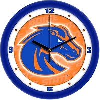 Boise State Broncos 11.5'' Suntime Premium Glass Face Dimension Wall Clock