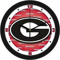 Georgia Bulldogs 11.5'' Suntime Premium Glass Face Dimension Wall Clock