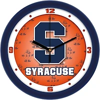 Syracuse Orange 11.5'' Suntime Premium Glass Face Dimension Wall Clock