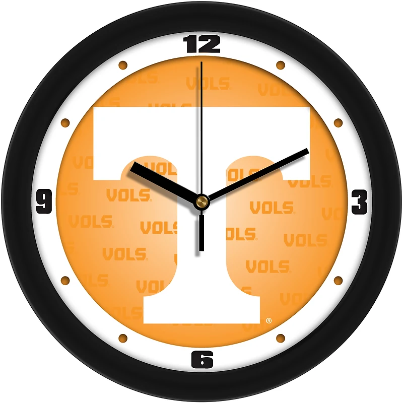 Tennessee Volunteers 11.5'' Suntime Premium Glass Face Dimension Wall Clock