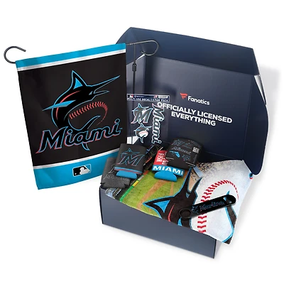 Miami Marlins Fanatics Pack Tailgate Game Day Essentials Gift Box - $80+ Value