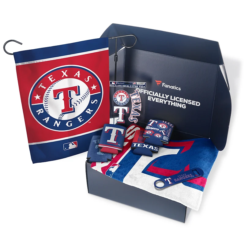 Texas Rangers Fanatics Tailgate Game Day Essentials Gift Box