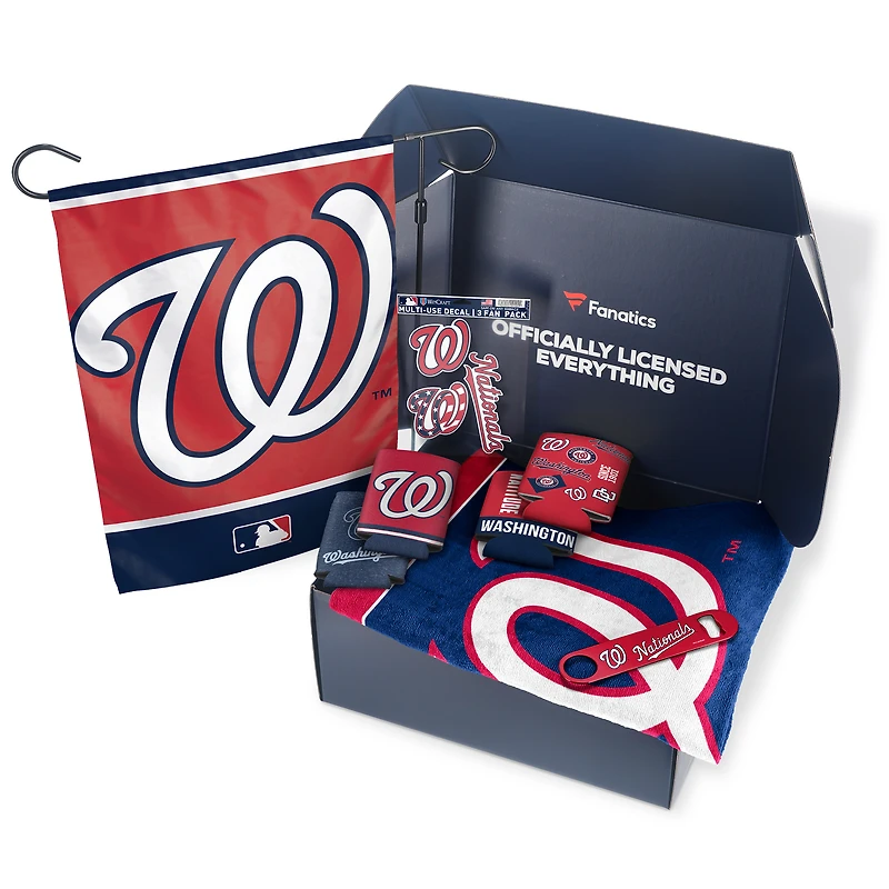 Washington Nationals Fanatics Tailgate Game Day Essentials Gift Box