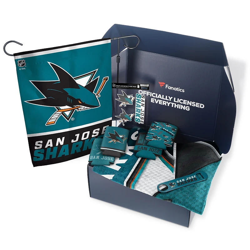 San Jose Sharks Fanatics Tailgate Game Day Essentials Gift Box