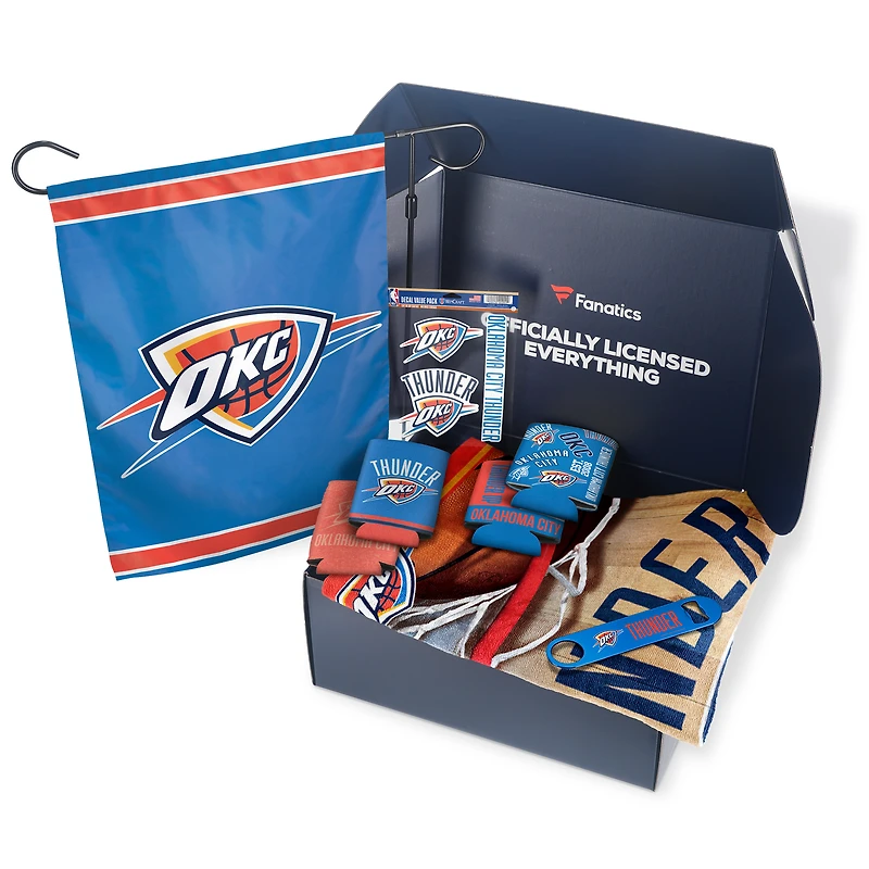 Oklahoma City Thunder Fanatics Pack Tailgate Game Day Essentials Gift Box - $80+ Value