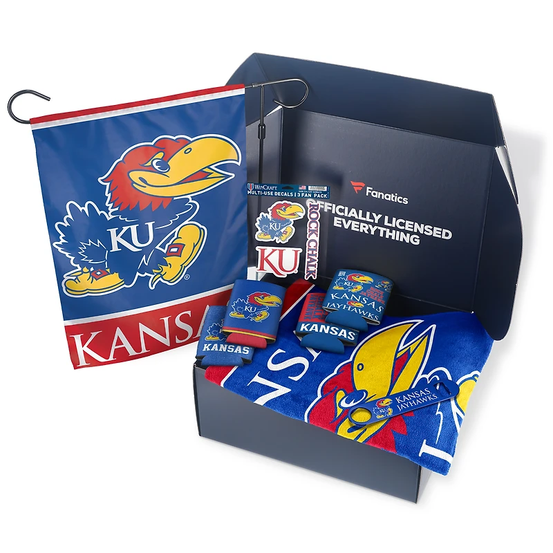 Kansas Jayhawks Fanatics Tailgate Game Day Essentials Gift Box