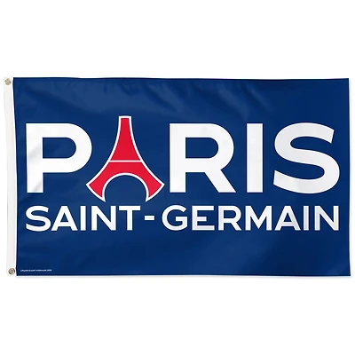 WinCraft Paris Saint-Germain 3' x 5' Single-Sided Wordmark Deluxe Flag