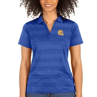 Women's Antigua Blue Albany State Golden Rams Compass Polo