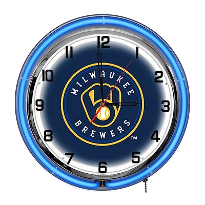 Imperial Milwaukee Brewers 18'' Neon Clock
