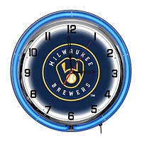 Imperial Milwaukee Brewers 18'' Neon Clock