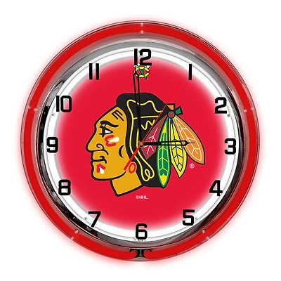 Imperial Chicago Blackhawks 18'' Neon Clock